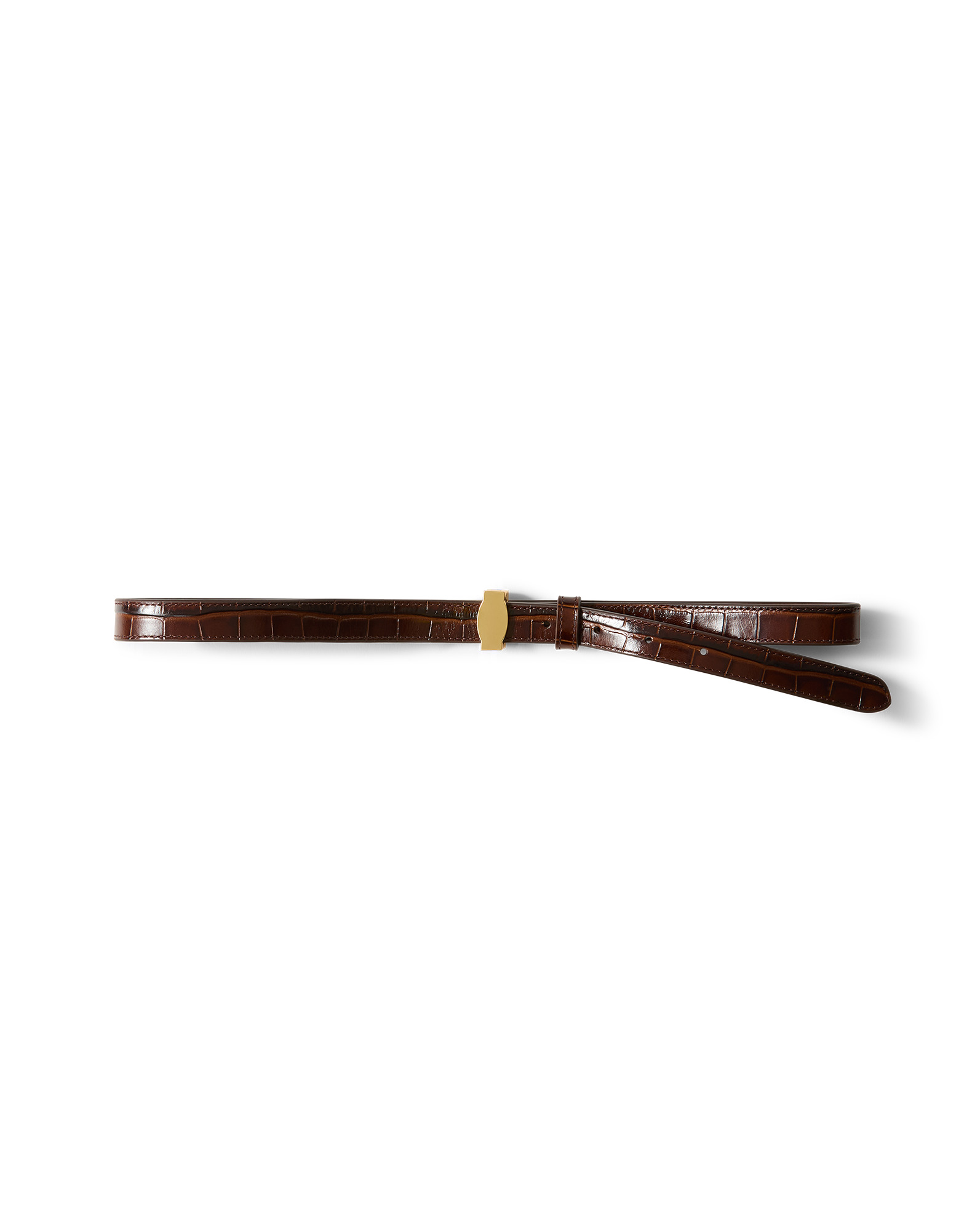 DASH CROC-EMBOSSED BELT - 4