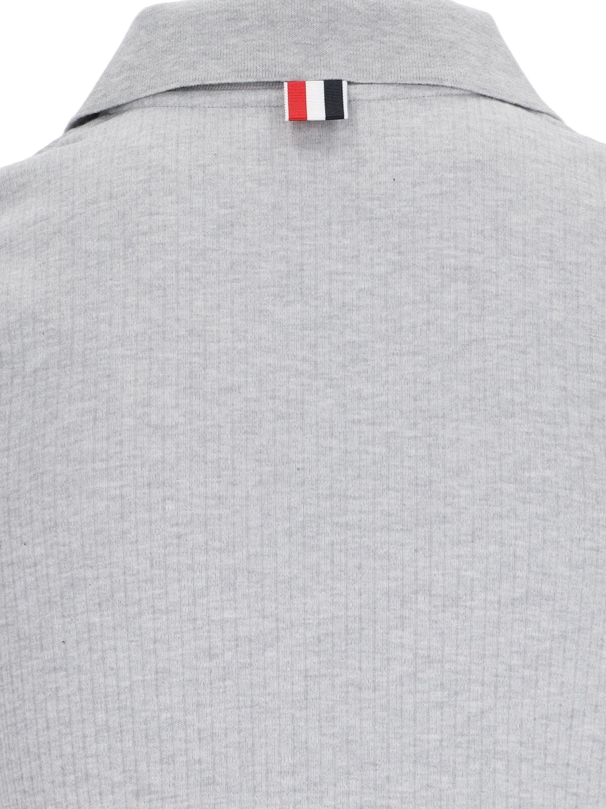 'THREE STRIPES' KNIT POLO SHIRT - 5