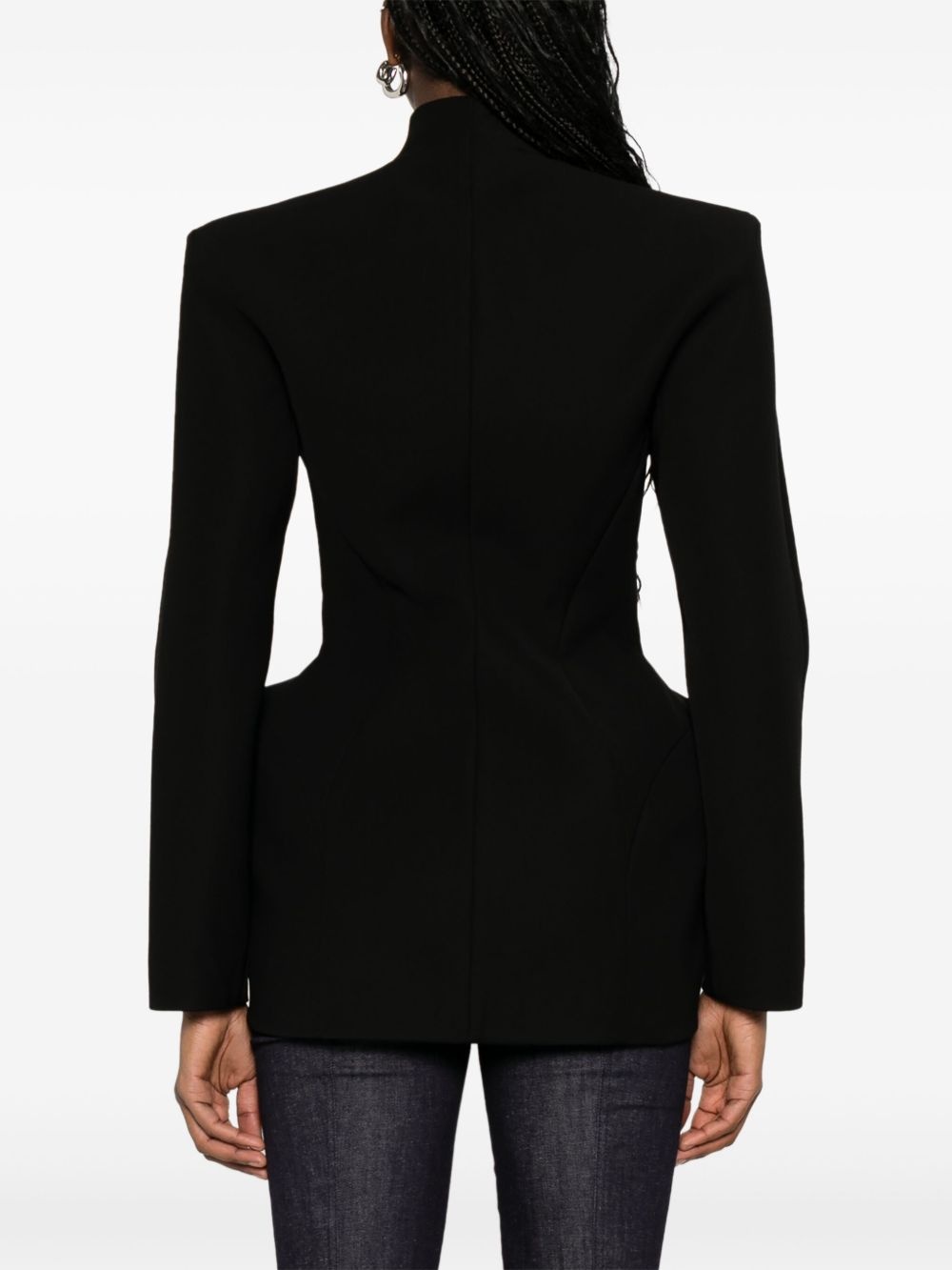 hook & eye sculptural jacket - 4