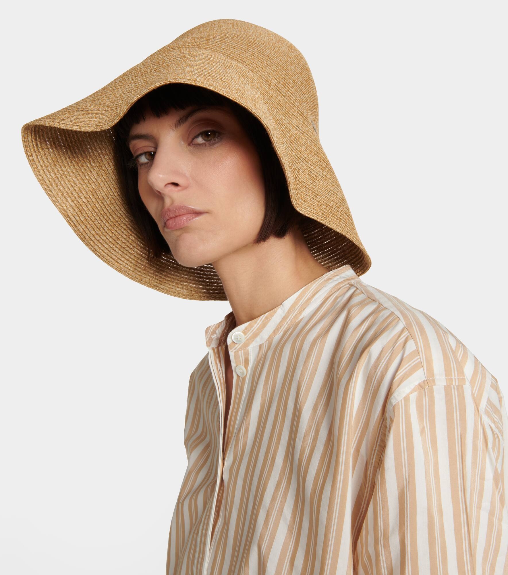 Embellished raffia sun hat - 2
