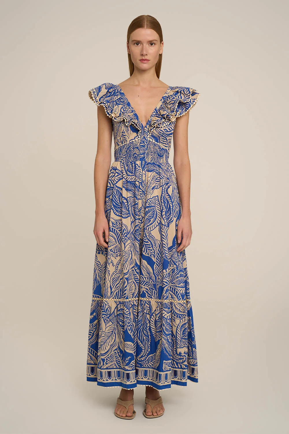Long Dress Antea - Blue Delia - 1