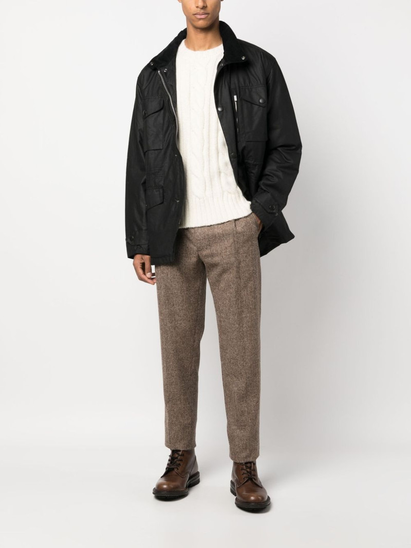 Barbour Sapper wax-finish jacket outlook