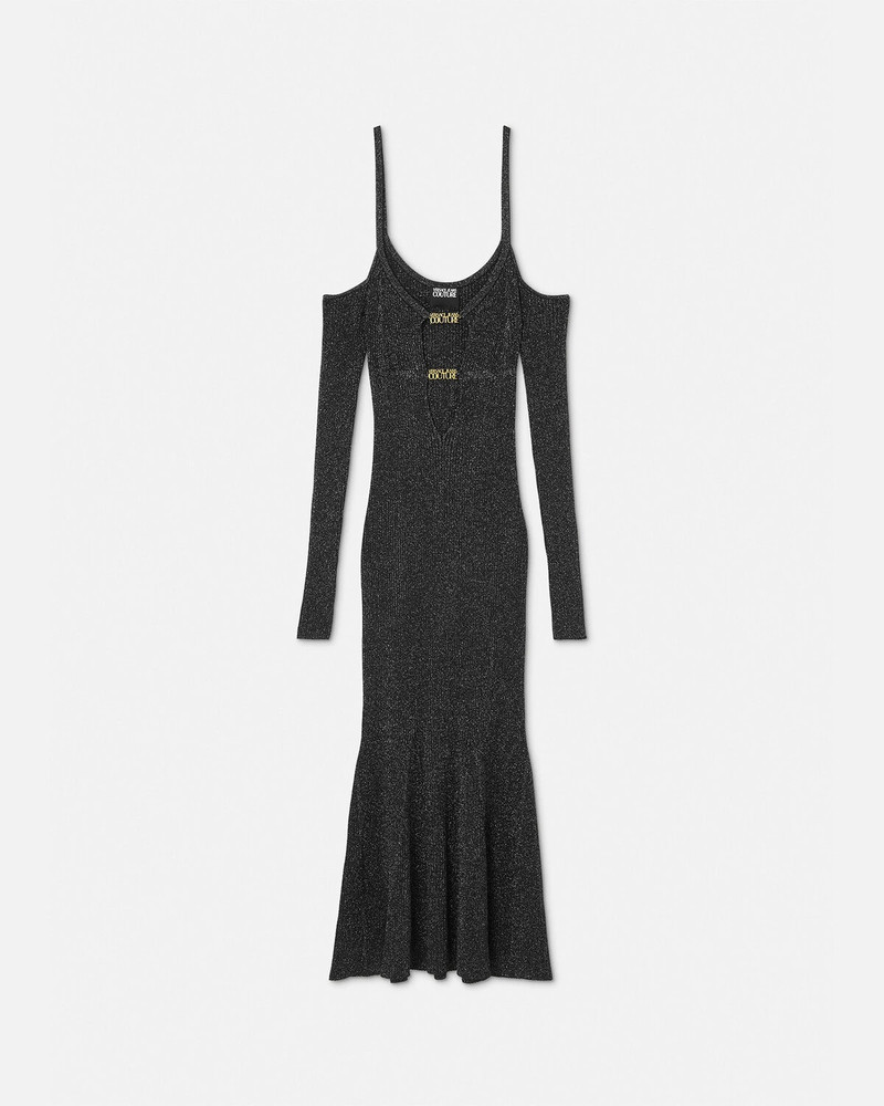 Logo Cutout Midi Dress 1