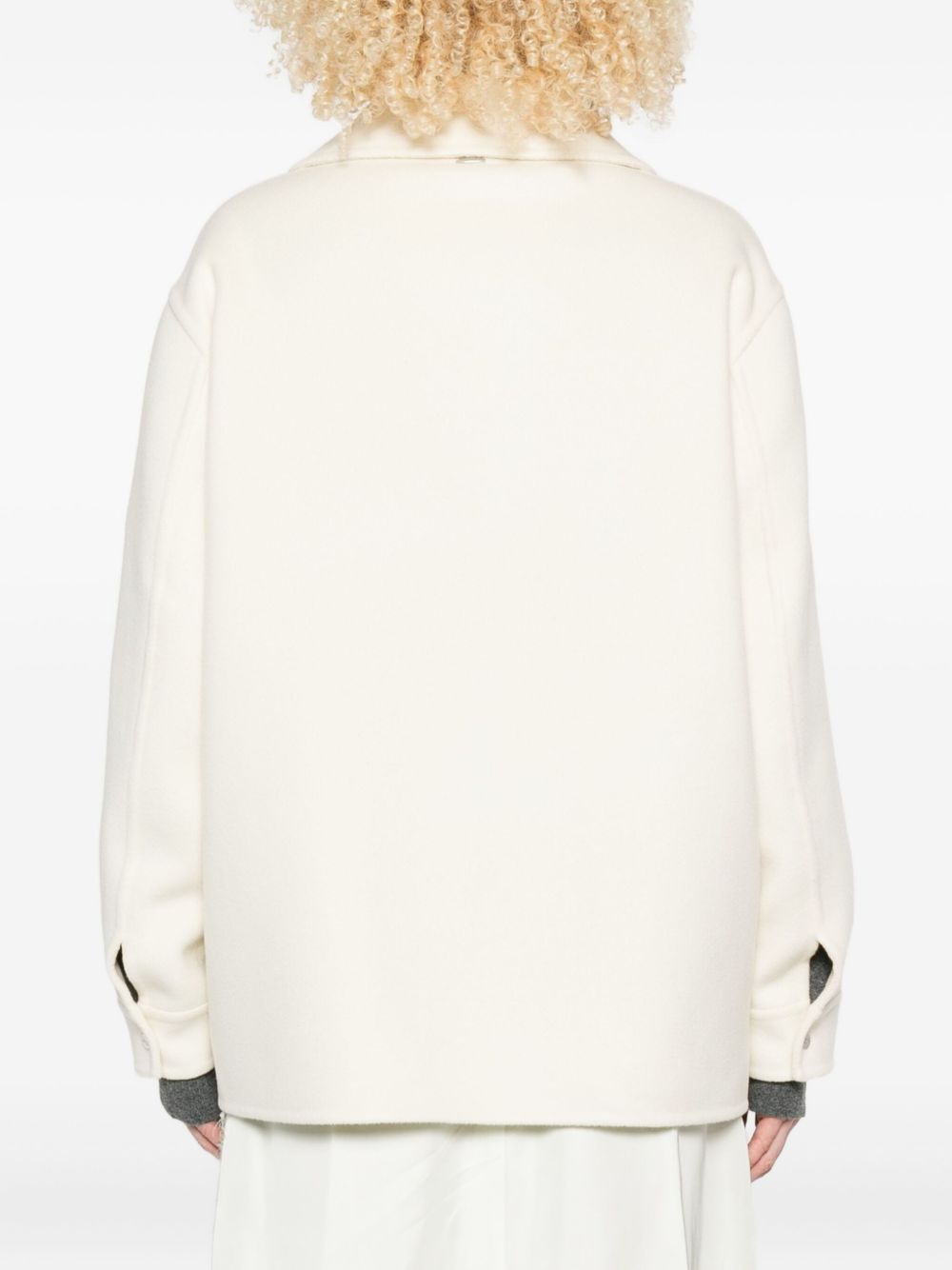 double-pocket wool jacket - 4