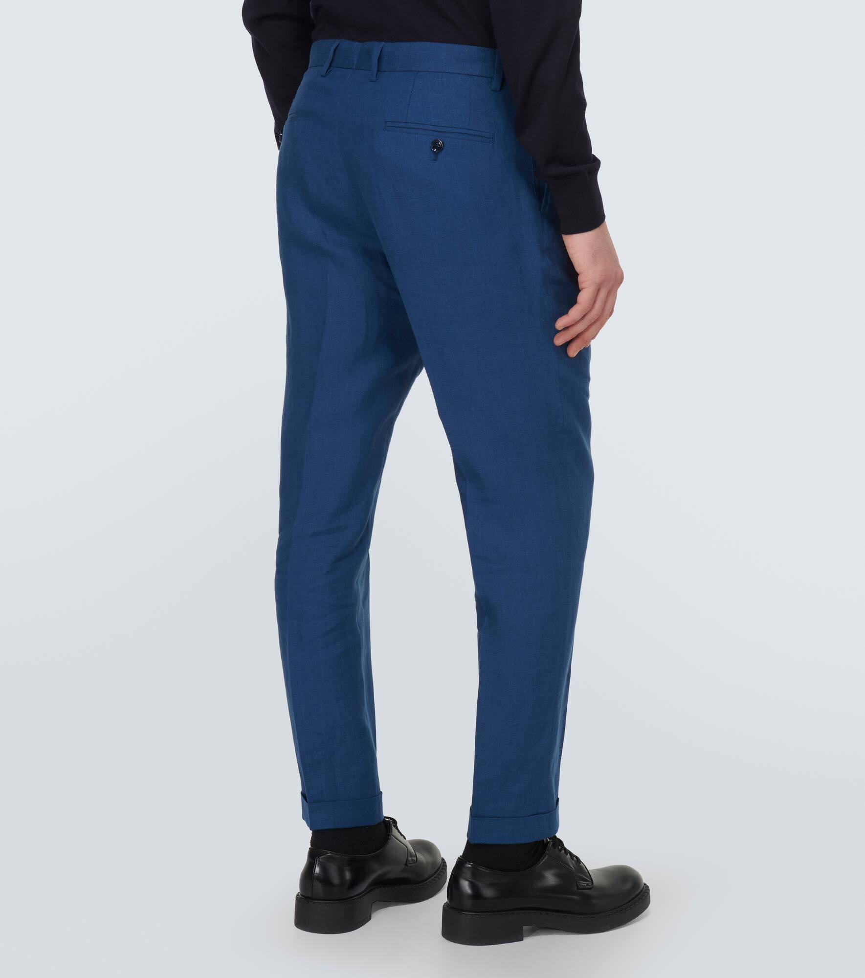 Linen slim pants - 4