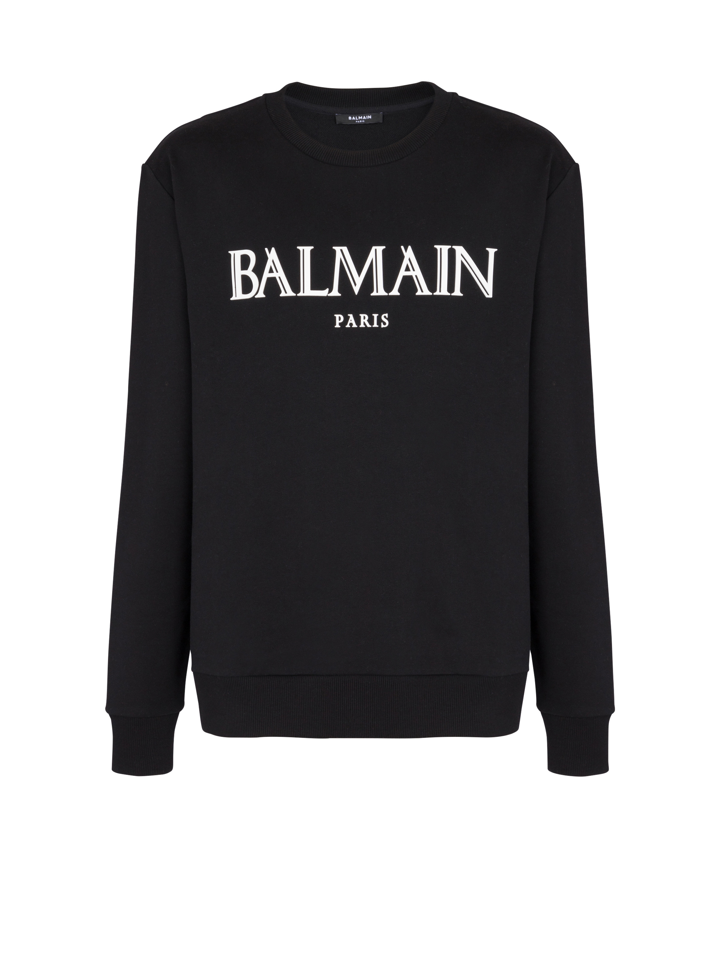 Sweatshirt with rubber Roman Balmain logo - 1