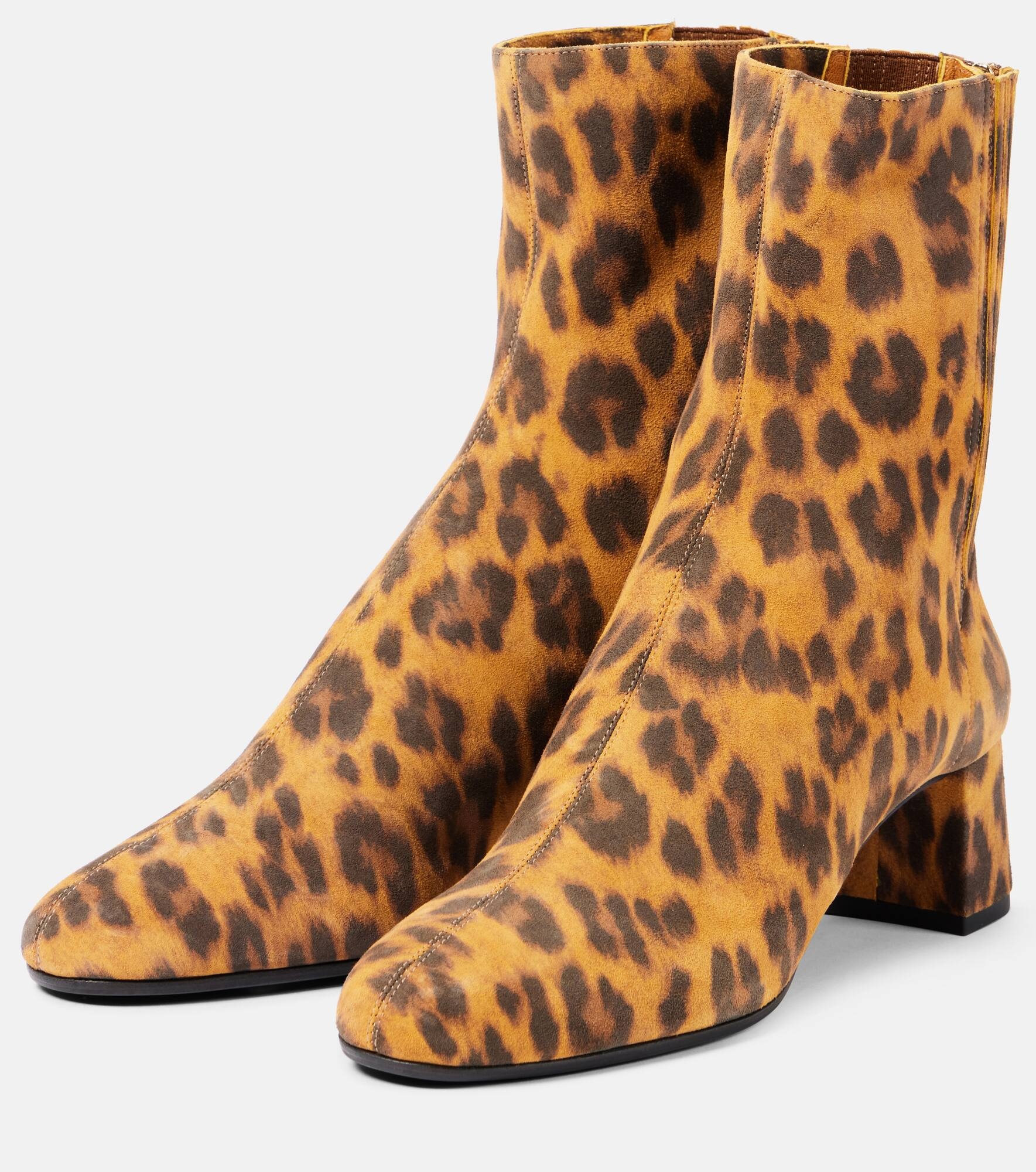 Saint Honoré 50 suede ankle boots - 5