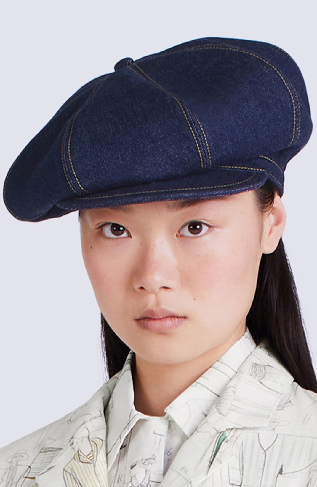 'Baker Boy' denim hat - 3