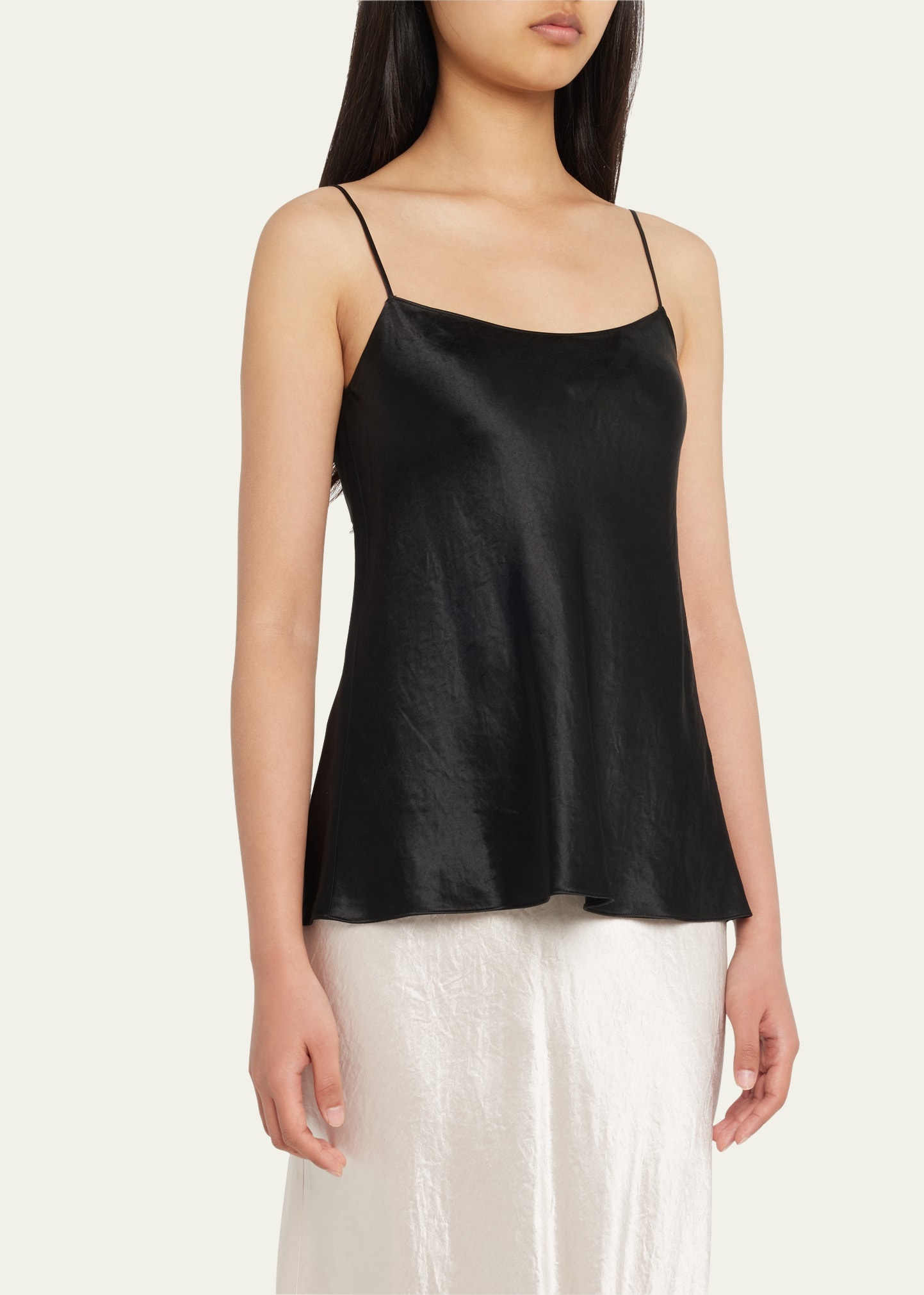 Satin Scoop-Neck Cami - 4