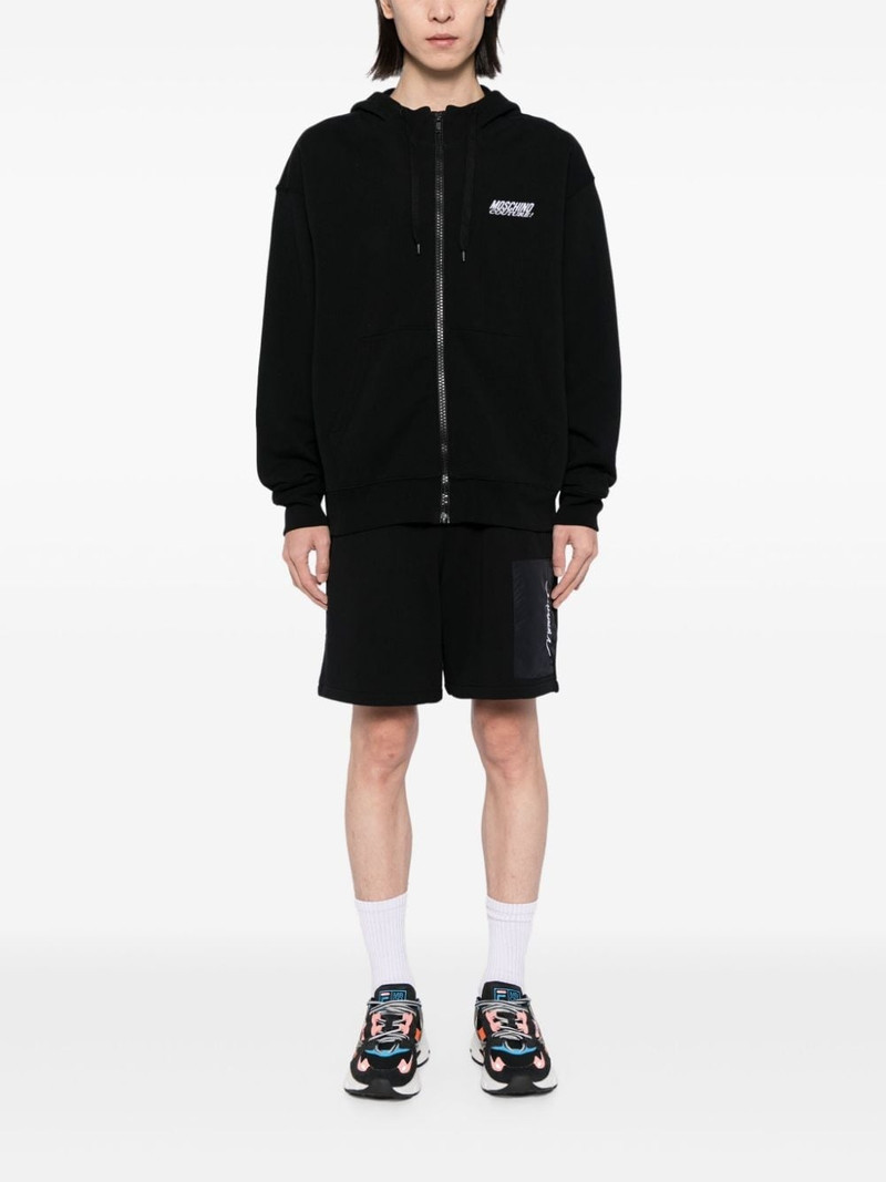 Moschino logo embroidered short outlook