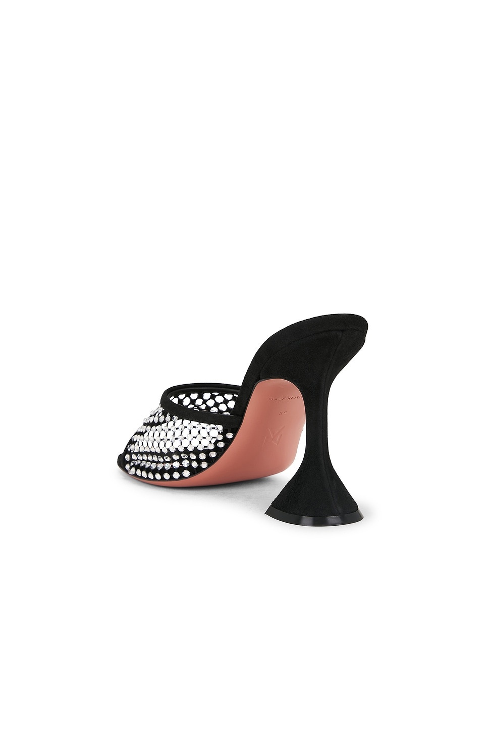 Lupita Crystal Net 95 Slipper In Black & White Crystal - 3