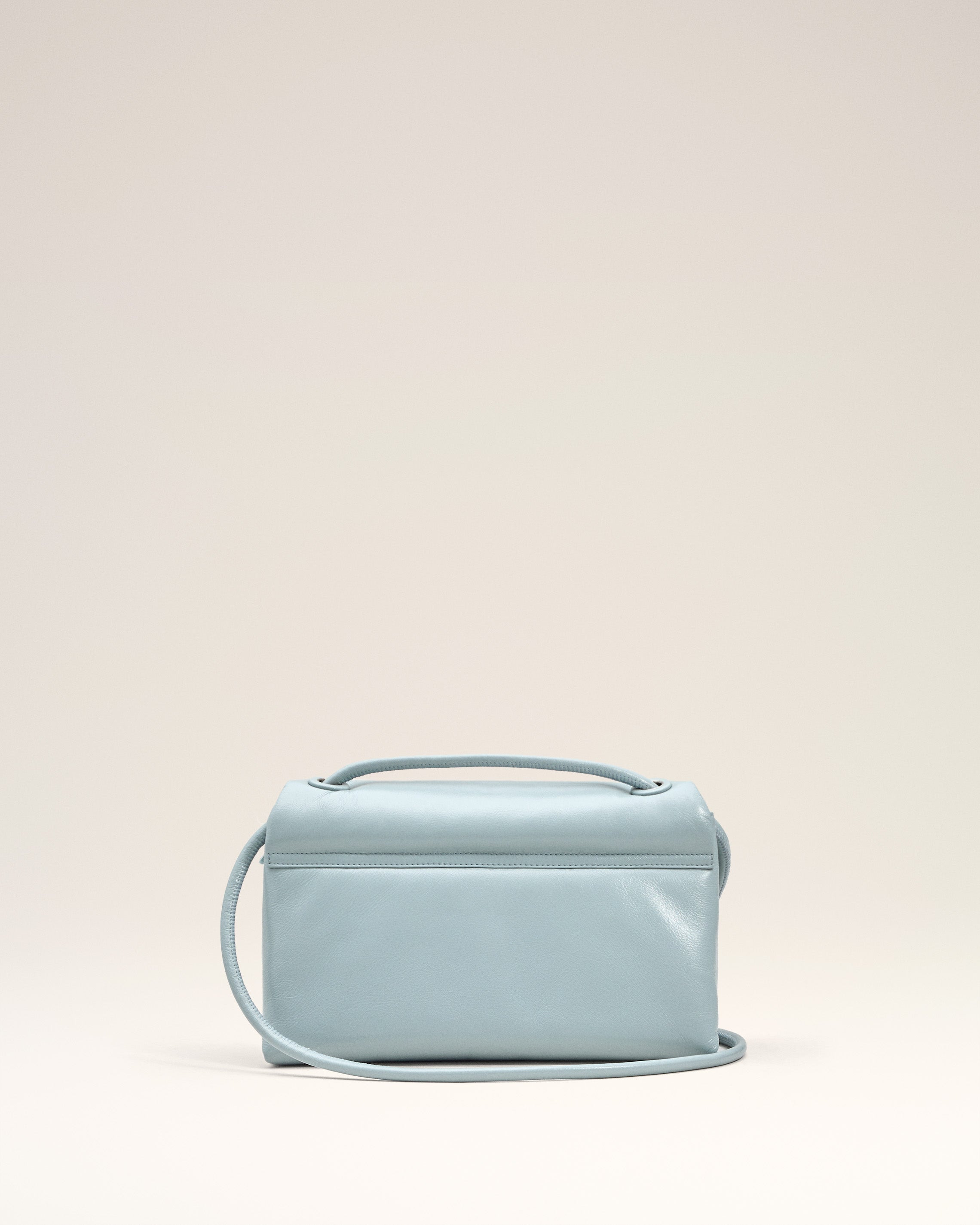 BLUE SMOOTH LEATHER VOULEZ VOUS BAG - 4