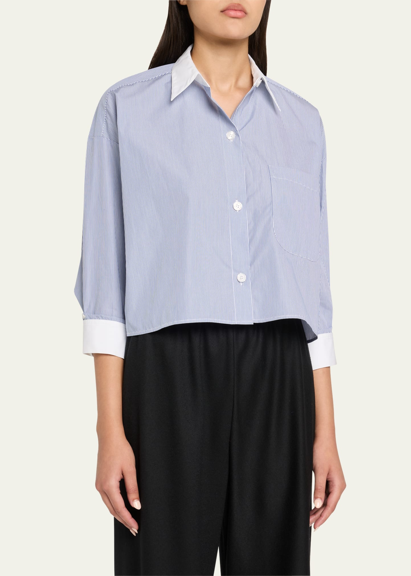 Soon To Be Ex Striped Button-Front Shirt - 4