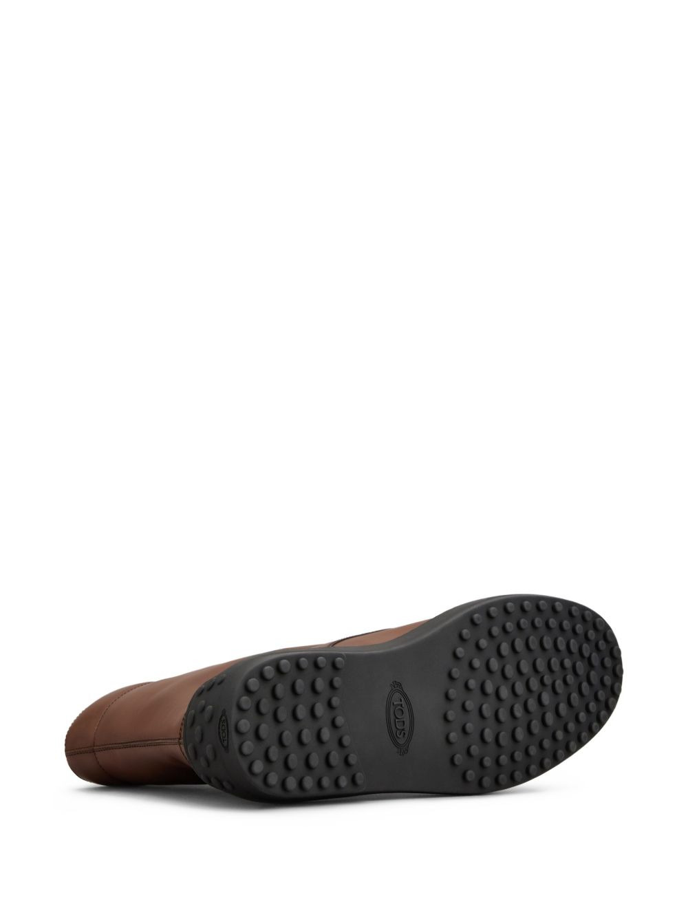 leather combat boots - 4