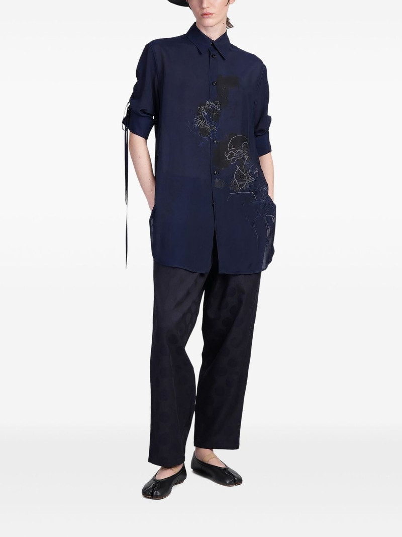 Y's abstract-print shirt outlook