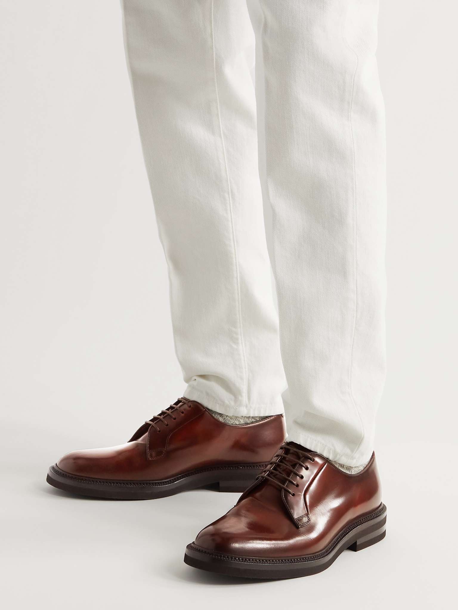 Leather Derby Shoes - 2