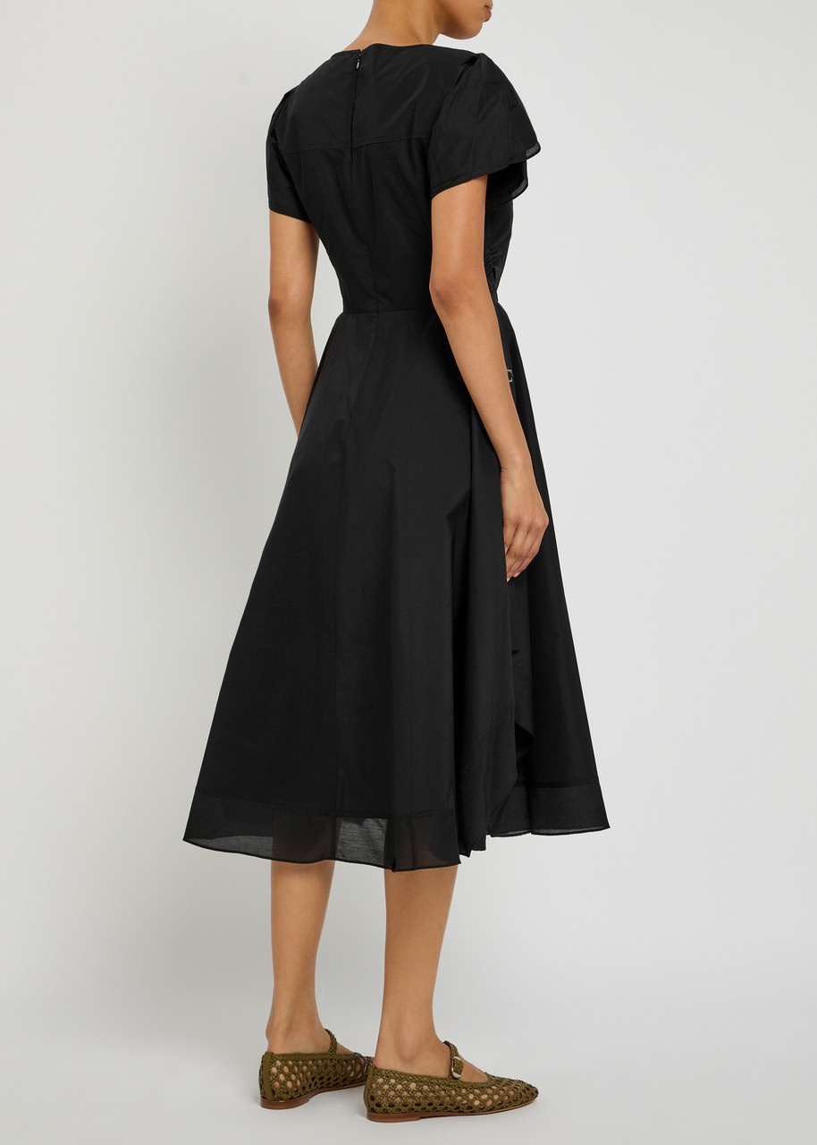 3.1 Phillip Lim Soft Tulip Cotton-blend Midi Dress - 3