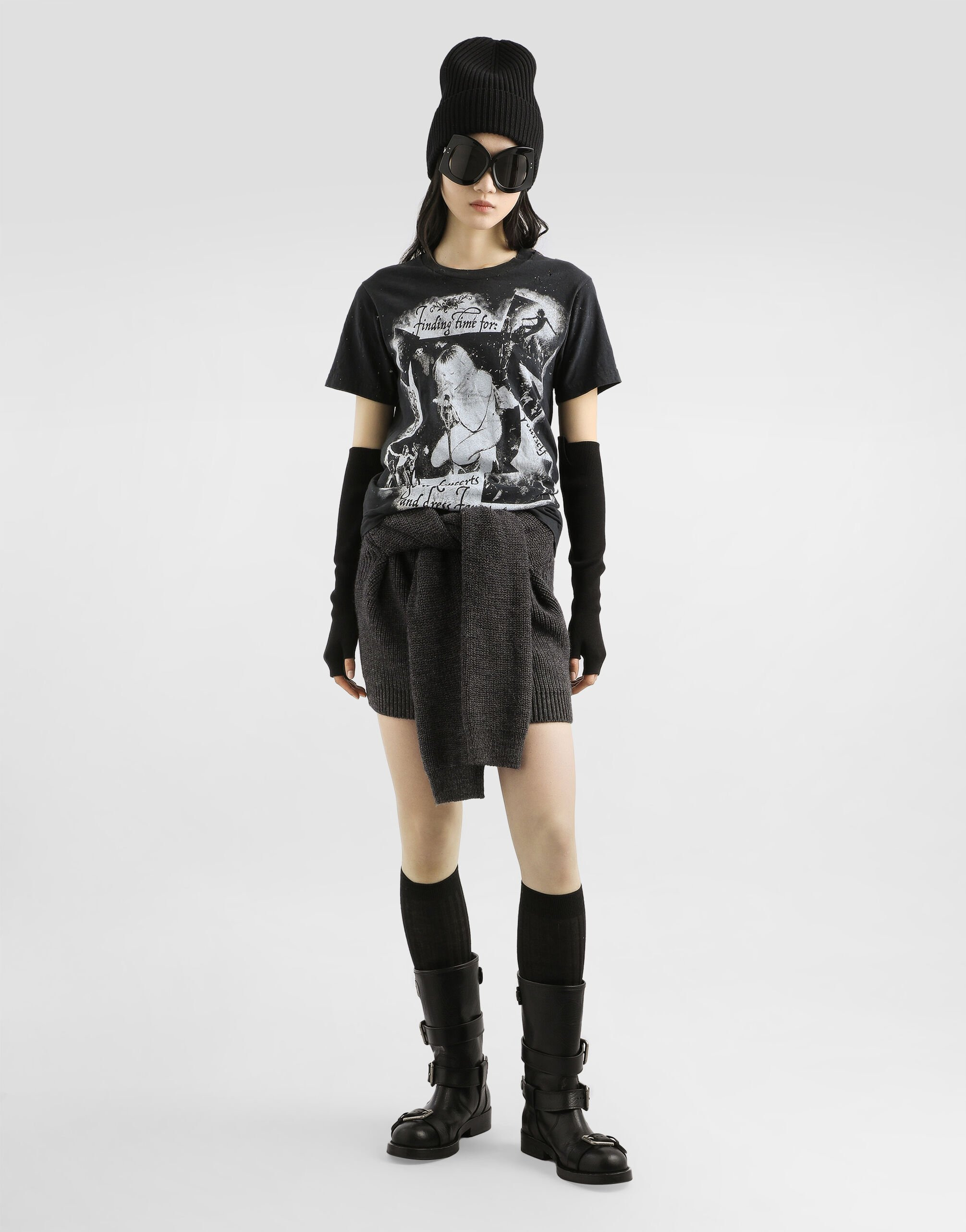 Jersey t-shirt with print - 2