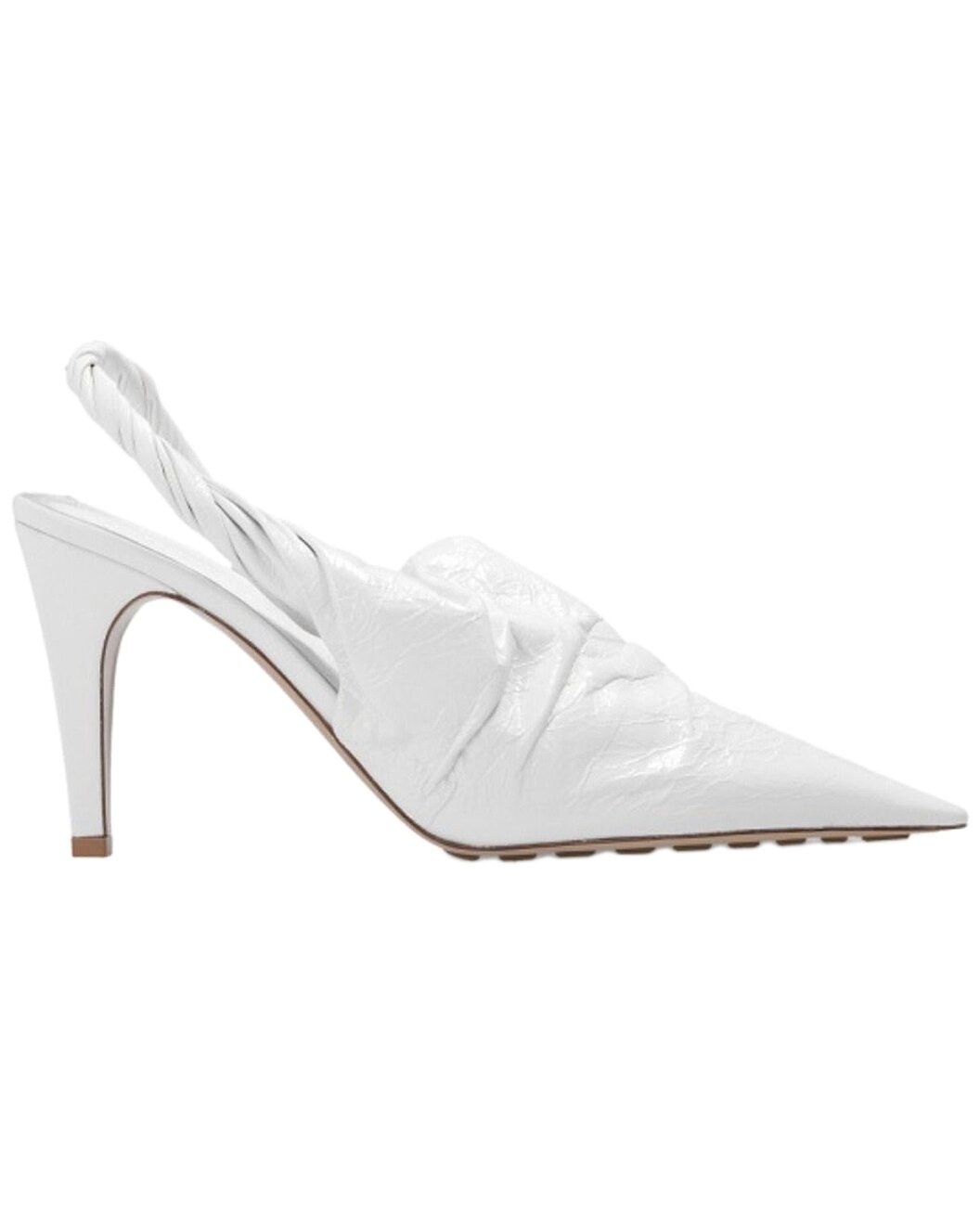 Bottega Veneta Pointed Toe Leather Mule - 2