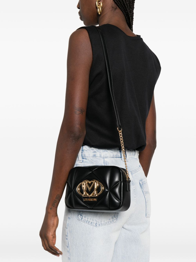 Moschino logo-lettering shoulder bag outlook