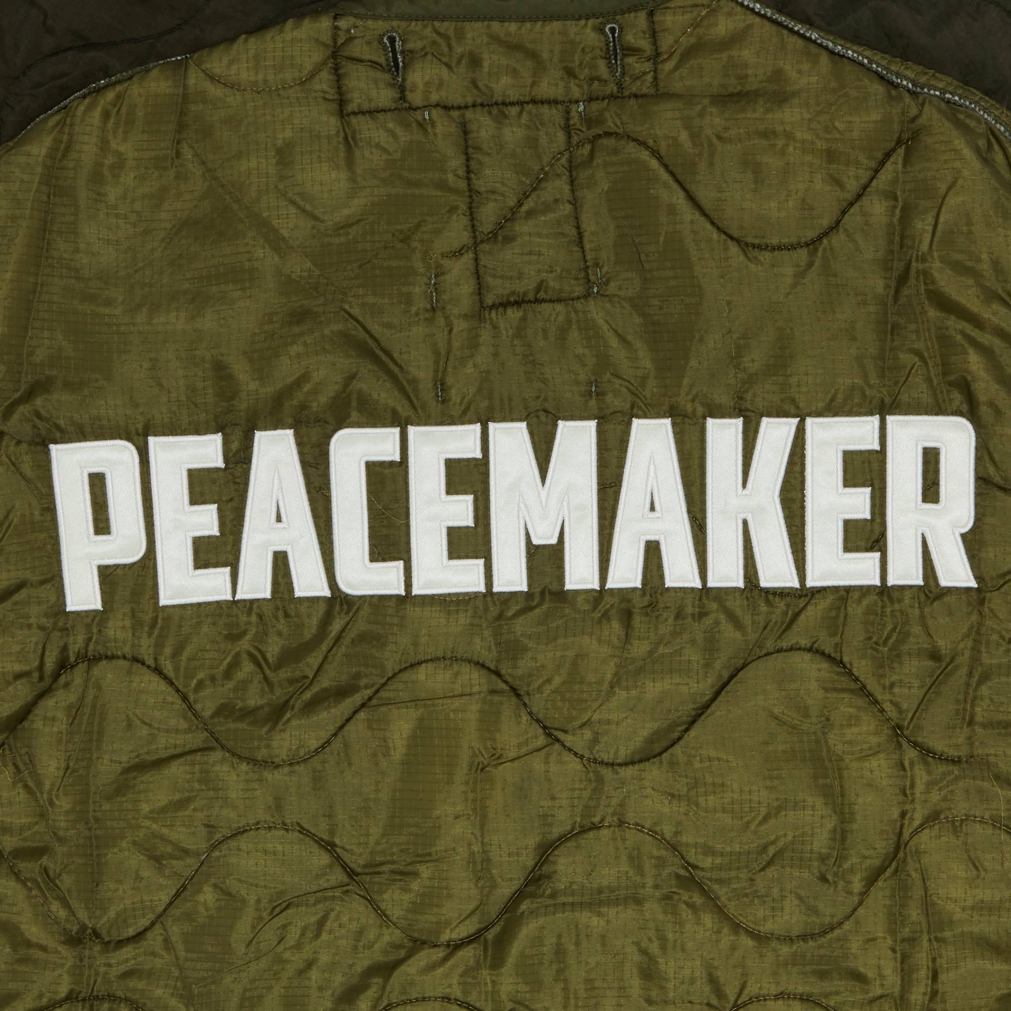 OAMC Woven Re Work Zipped Liner 'Sea Green' - 3