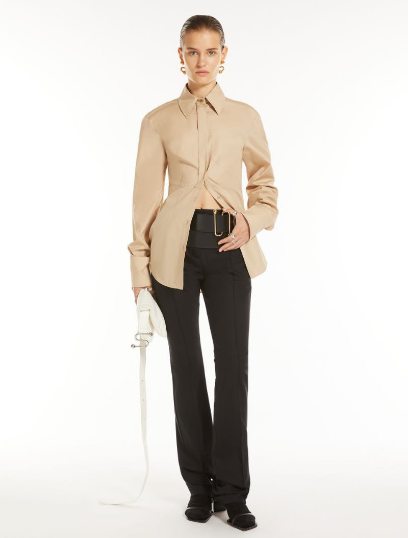 Sportmax Slim-fit poplin shirt outlook
