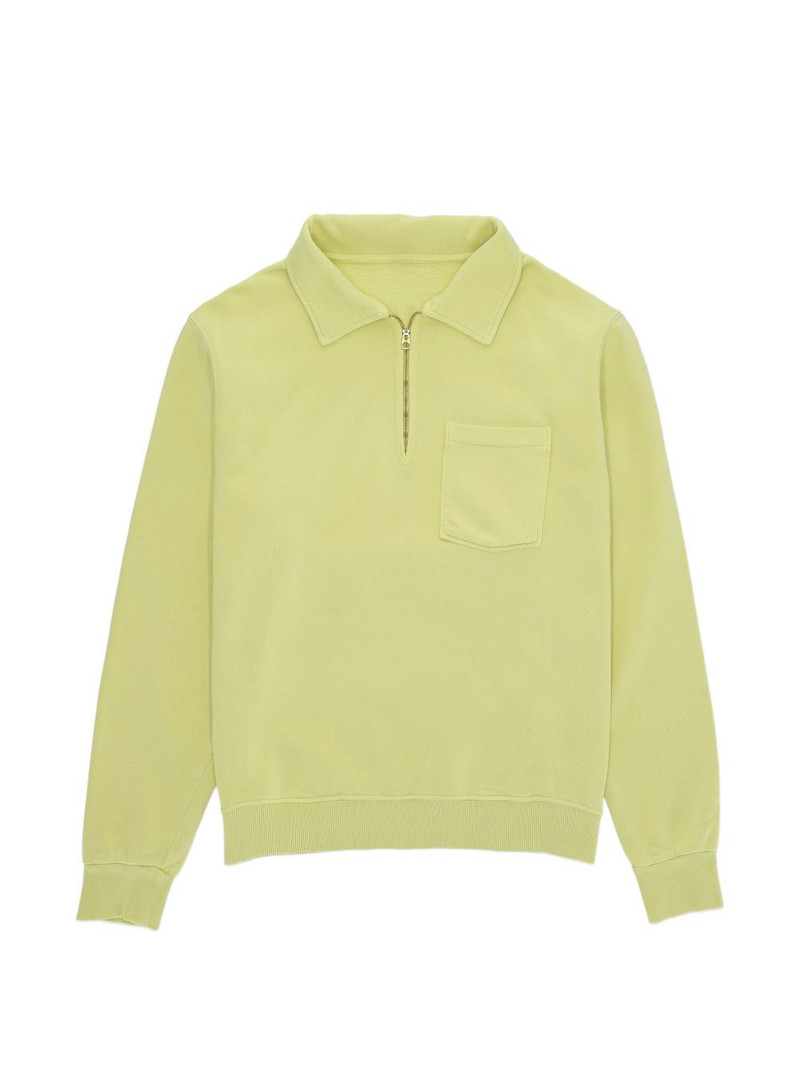 Yale zip-up woven sweatshirt 1