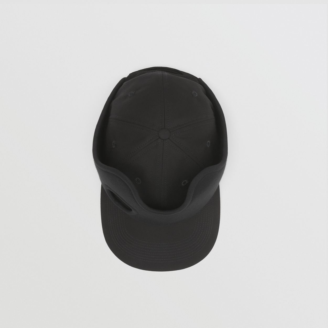 Cut-out Detail Cotton Gabardine Baseball Cap - 7