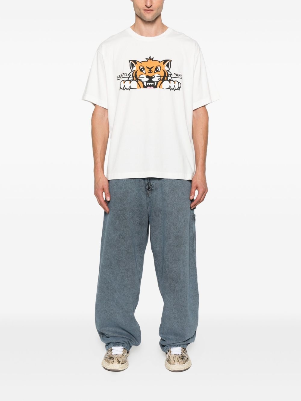 Happy Tiger cotton T-shirt - 2