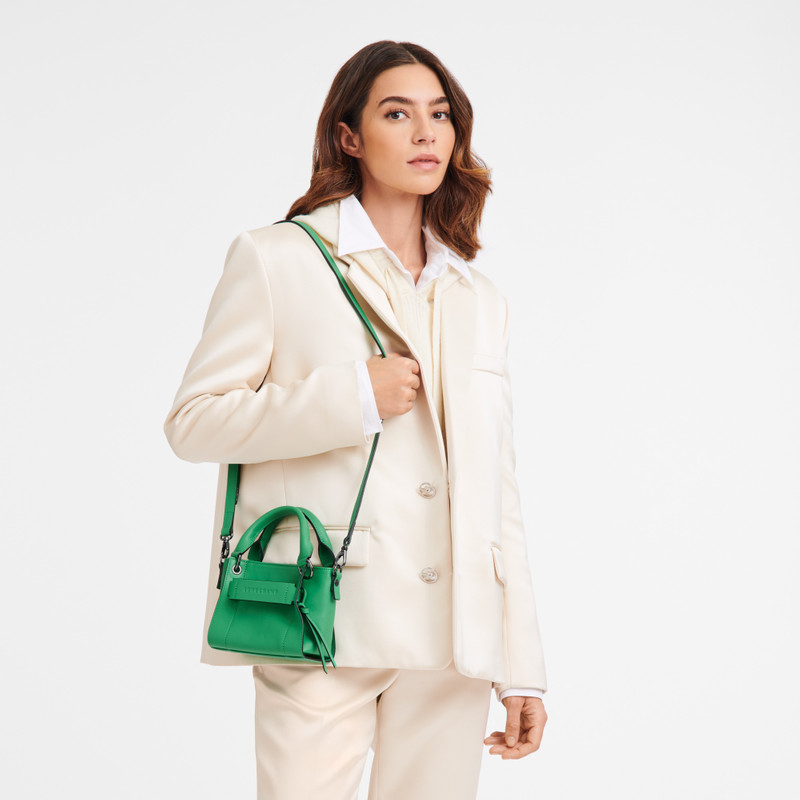 Longchamp Longchamp 3D XS Handbag Green - Leather outlook