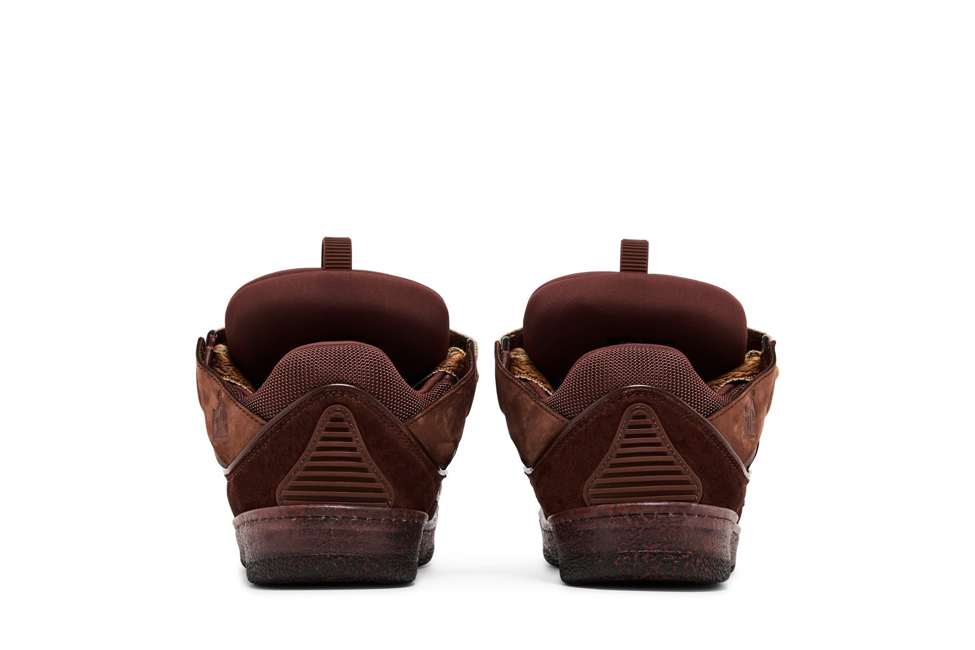 Lanvin Curb Sneakers 'Speckled Effect - Brown' - 6