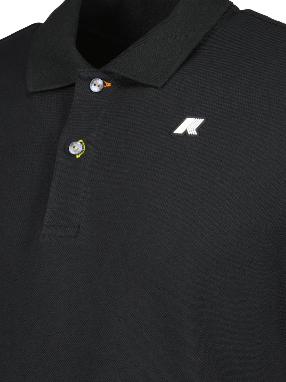 two-button pique polo shirt - 5