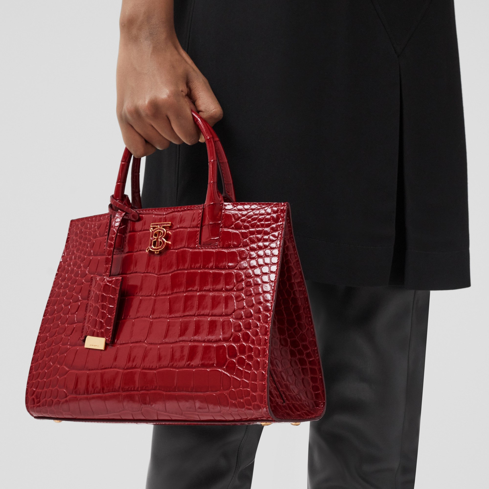 Mini Embossed Leather Frances Bag - 10