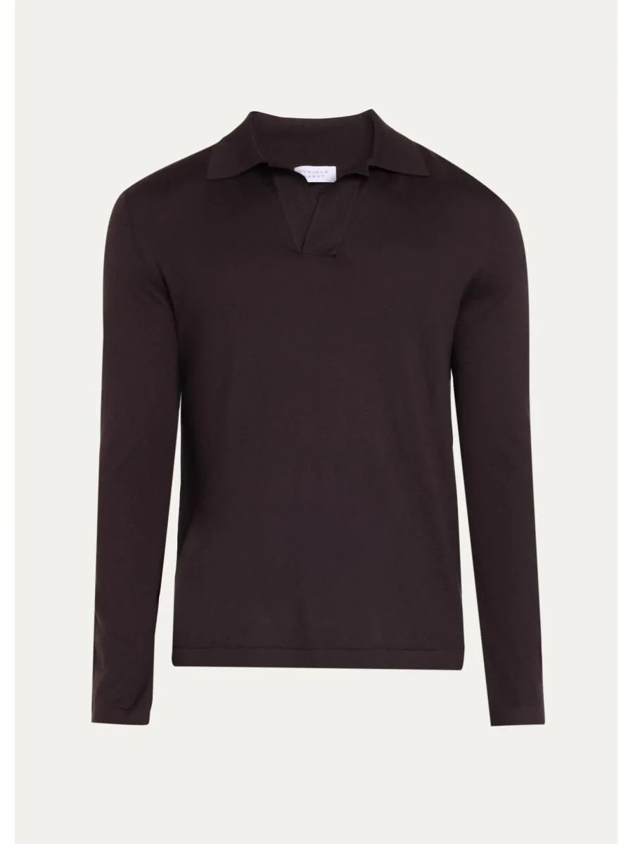 Men's Frome Cashmere Polo Shirt - 1