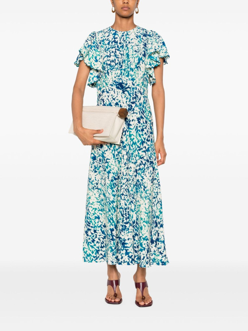 ULLA JOHNSON ruffled maxi dress outlook