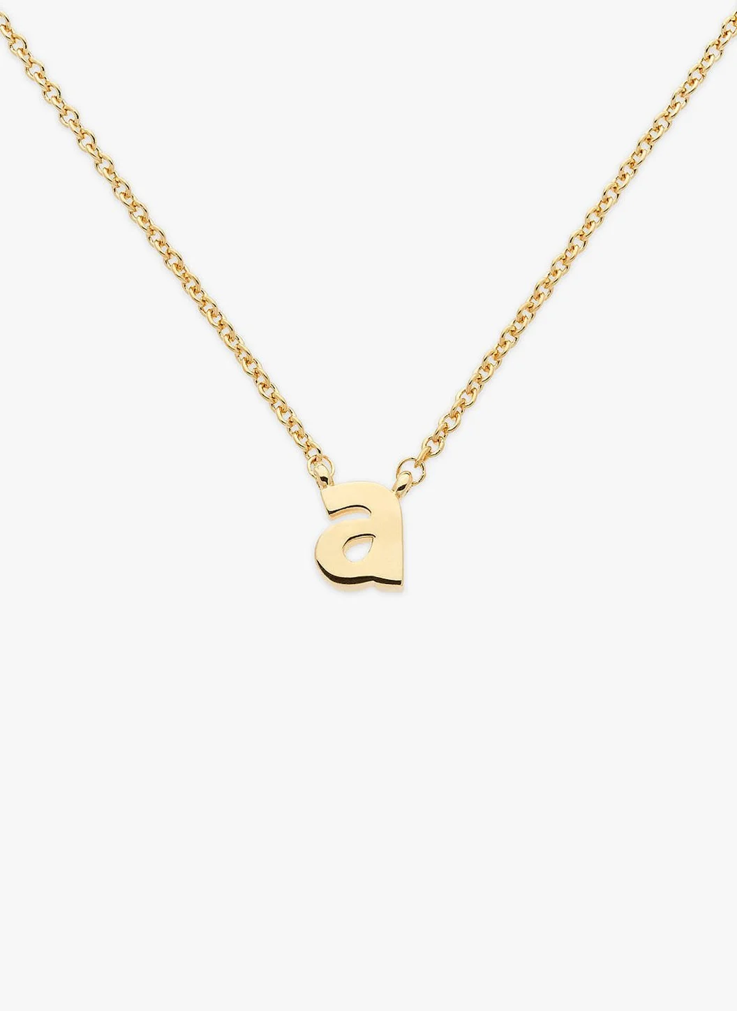 LETTER 'A' PENDANT NECKLACE - 1