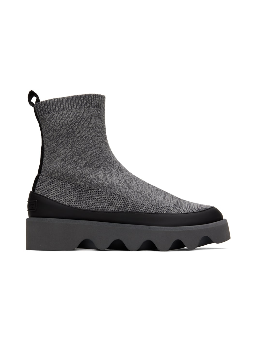 ISSEY MIYAKE Gray United Nude Edition Bounce Fit 3 Boots REVERSIBLE
