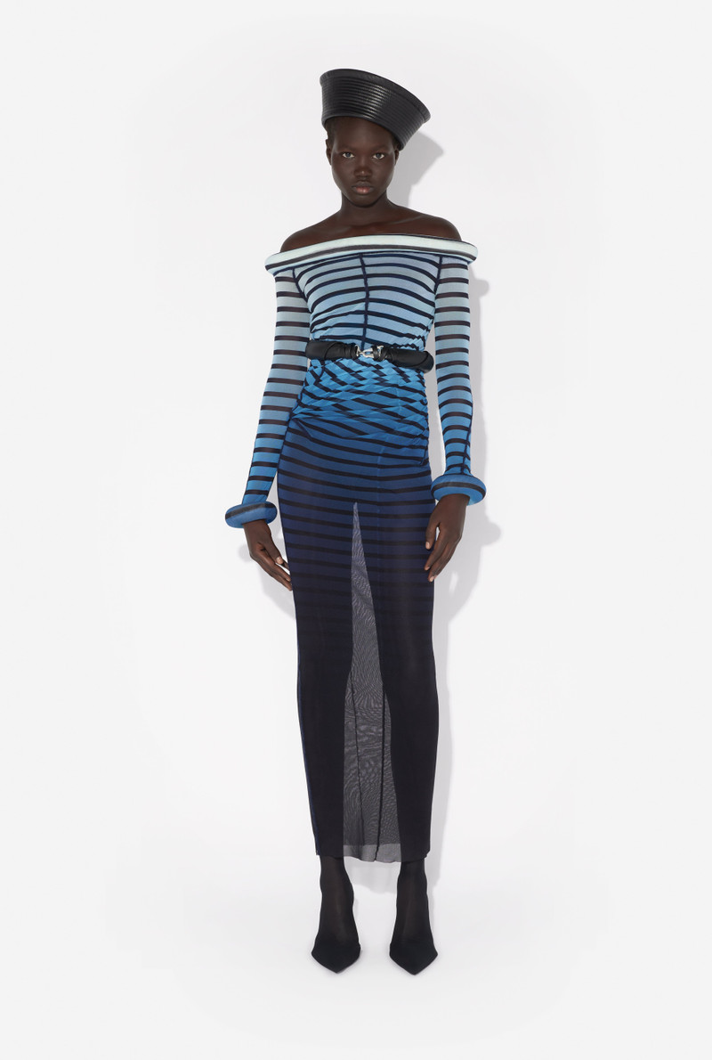 THE LONG 3D STRIPED DRESS 1
