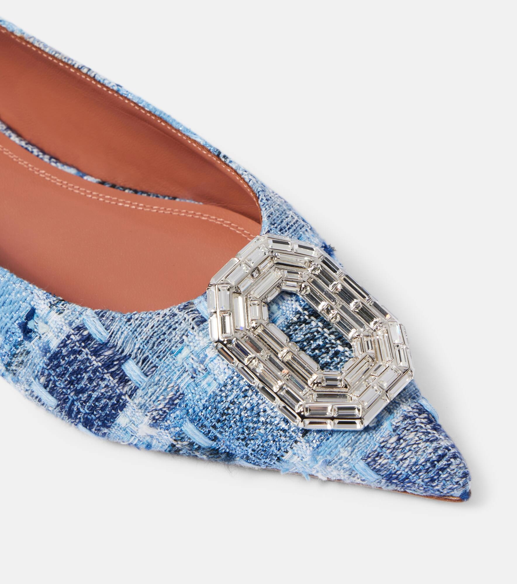 Camelia 90 embellished tweed pumps - 5