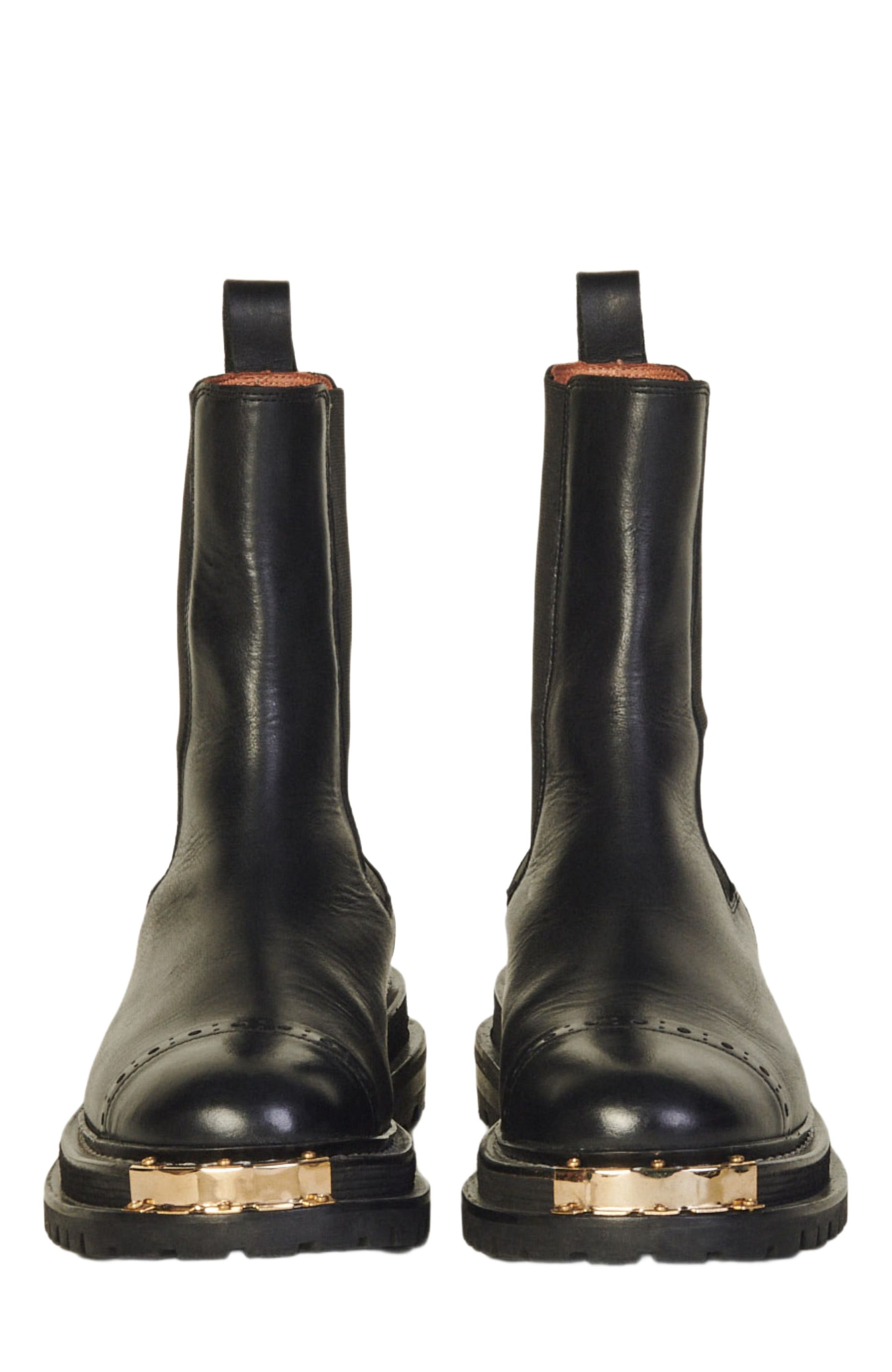 SANDRO Ankle boots with notched sole in Black at Nordstrom - 3