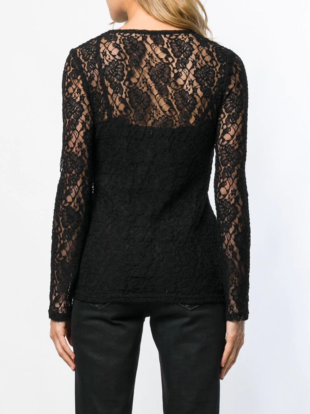 floral lace top - 4