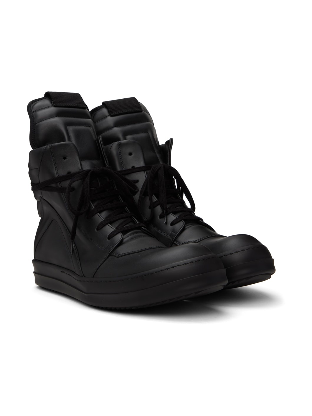 Black Geobasket Sneakers - 4