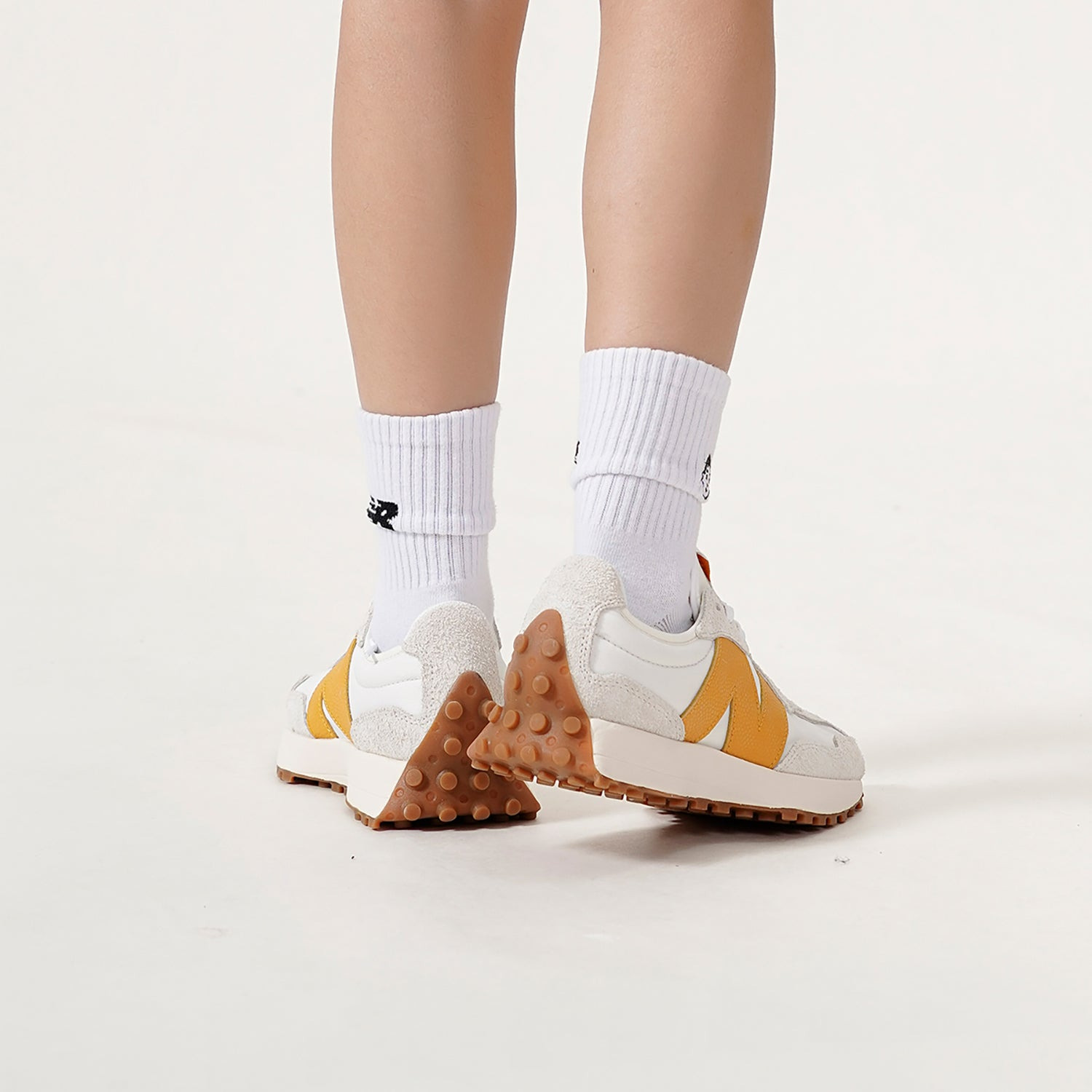 (WMNS) New Balance 327 'Sea Salt Golden Hour' WS327BY - 9
