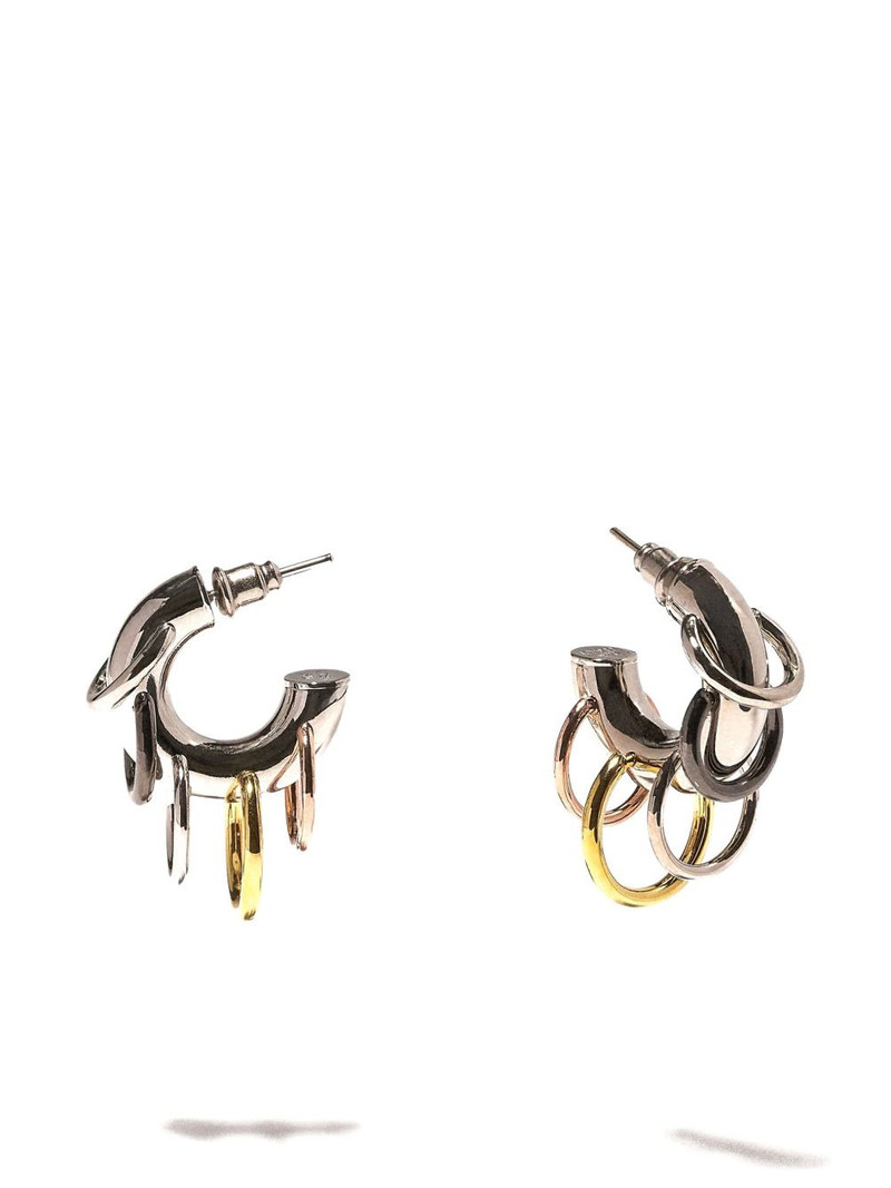 PANCONESI pierced hoop earrings outlook
