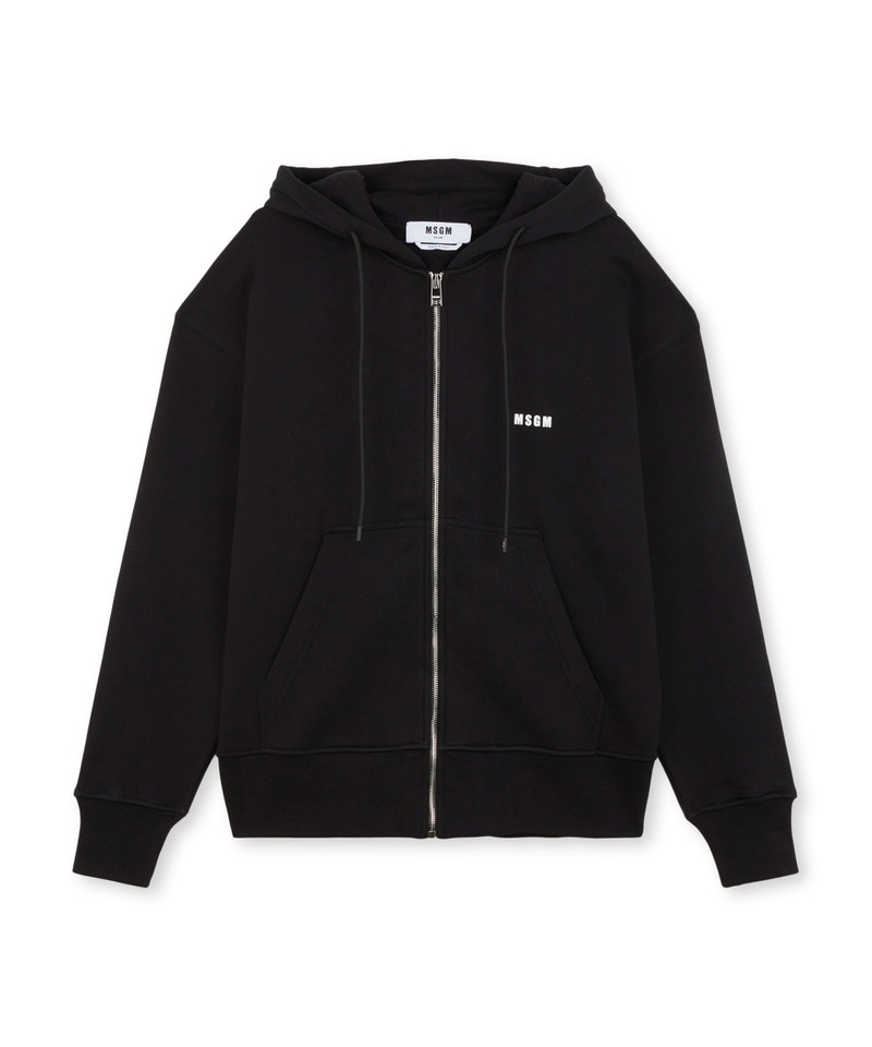 Cotton sweatshirt with screen print 1