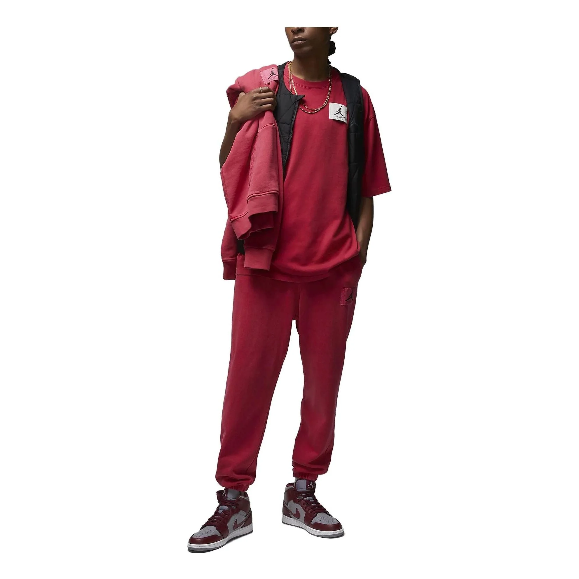 Air Jordan Flight Essentials Oversized Tee 'Cardinal Red' DZ0604-619 - 1