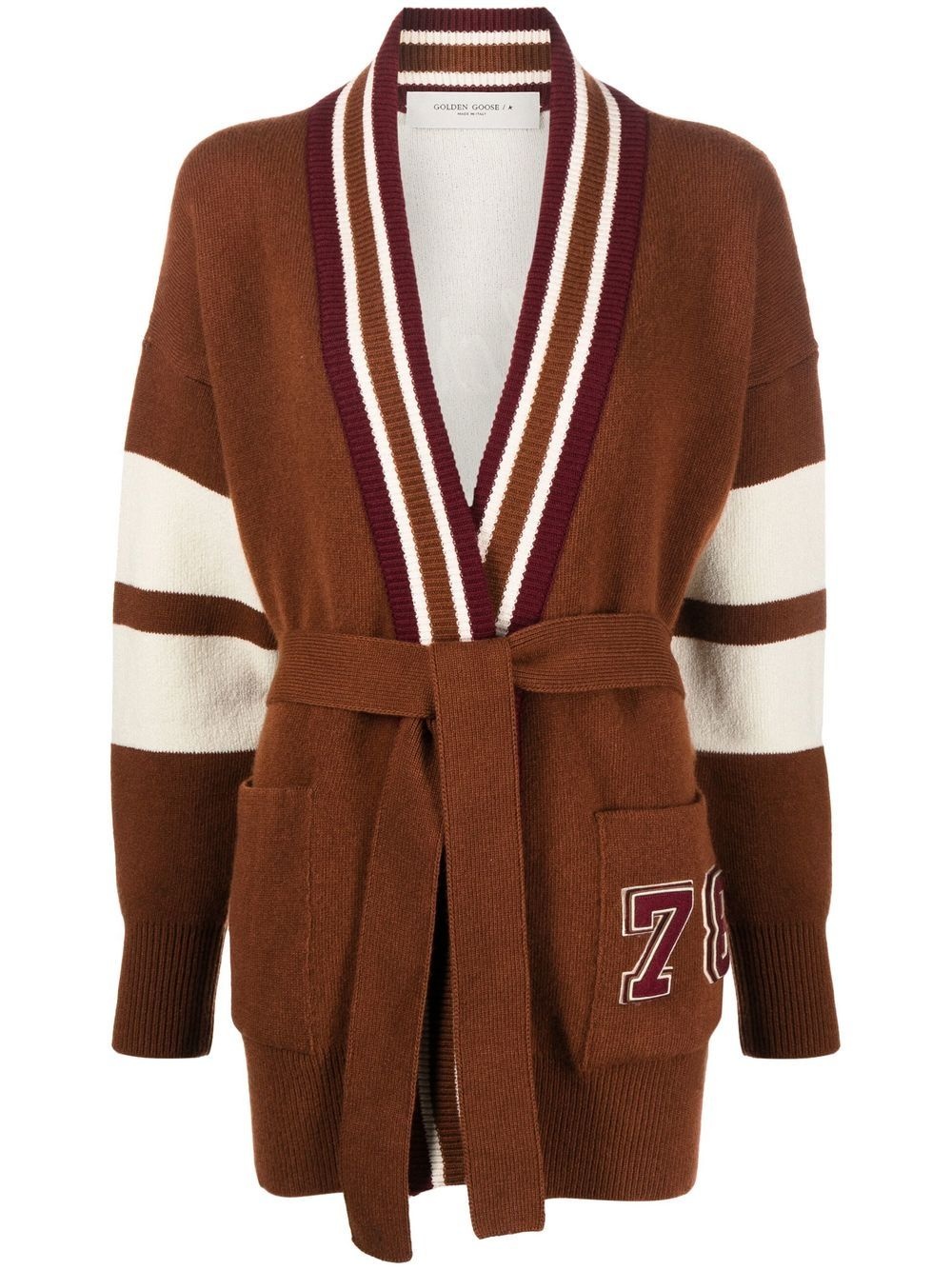 Golden Goose logo-embroidered cardigan | REVERSIBLE