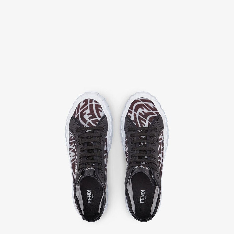 Transparent tech fabric high-tops 4