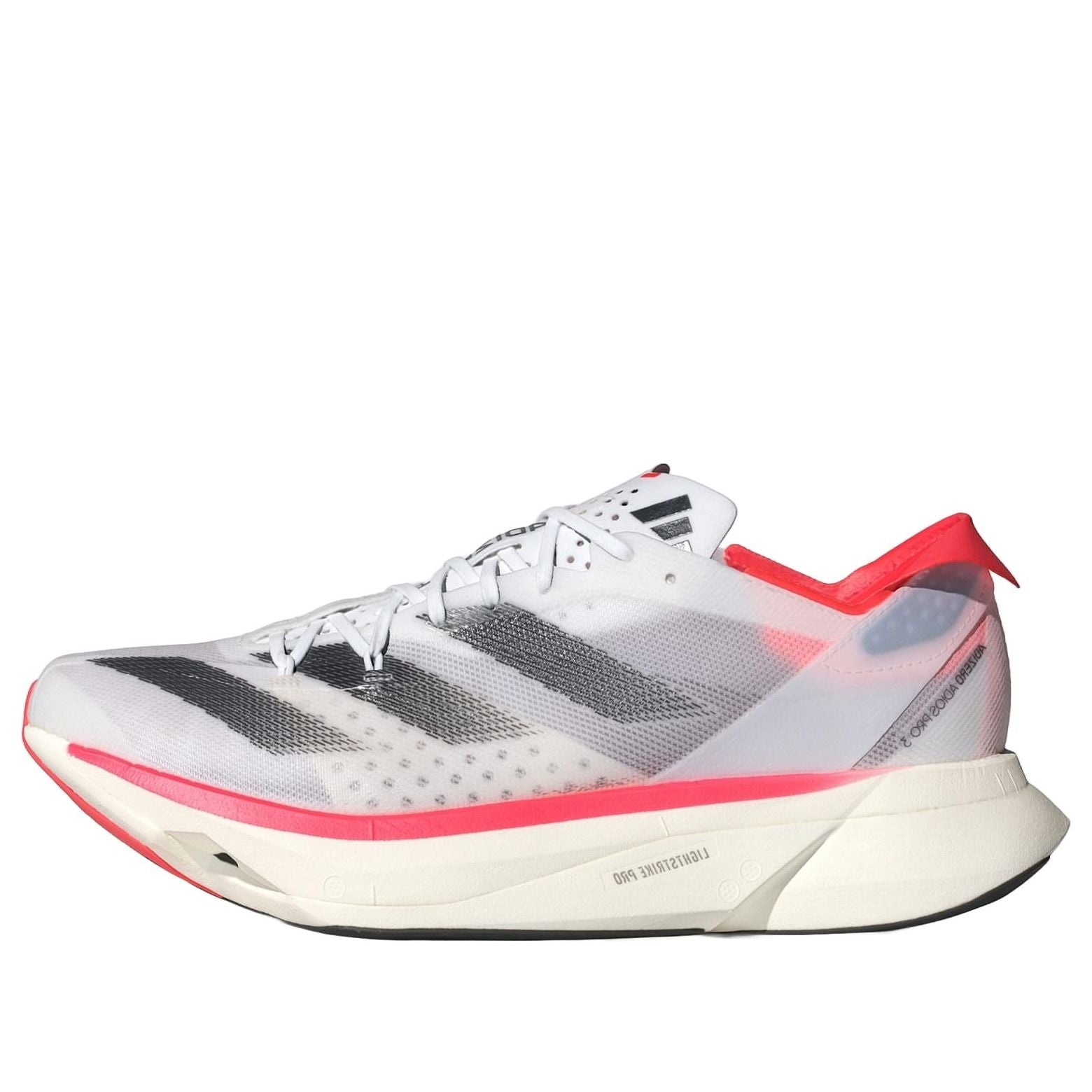 adidas Adizero Adios Pro 3 'White Black Solar Red' IE1053 - 1