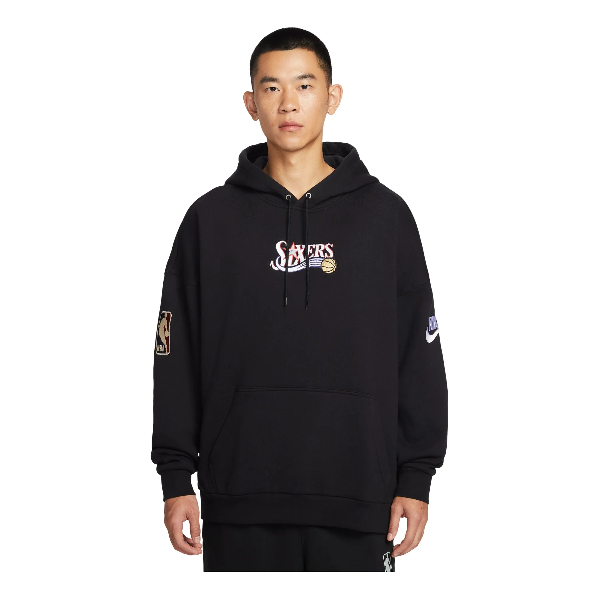 Nike NBA Philadelphia 76ers Hoodie 'Black' HQ5313-010 - 1